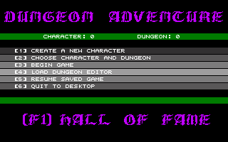 Dungeon Adventure atari screenshot